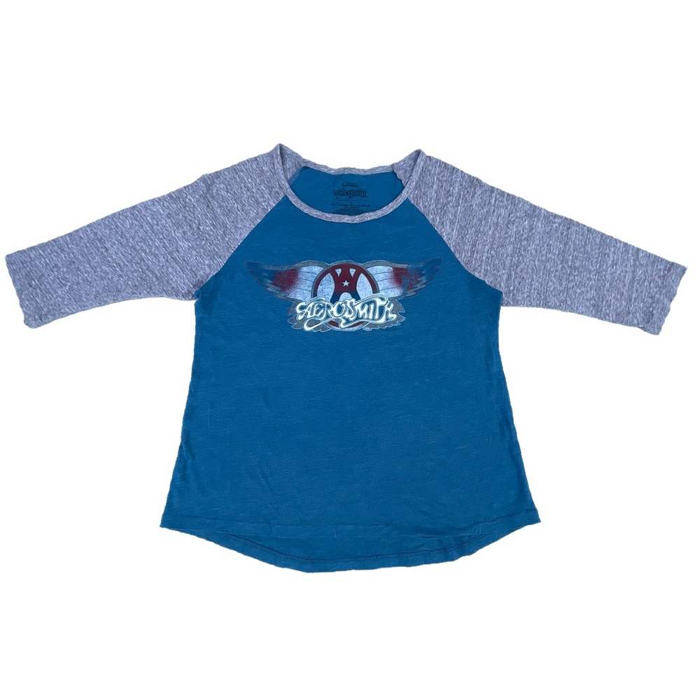 Aerosmith Blue Graphic T-shirt